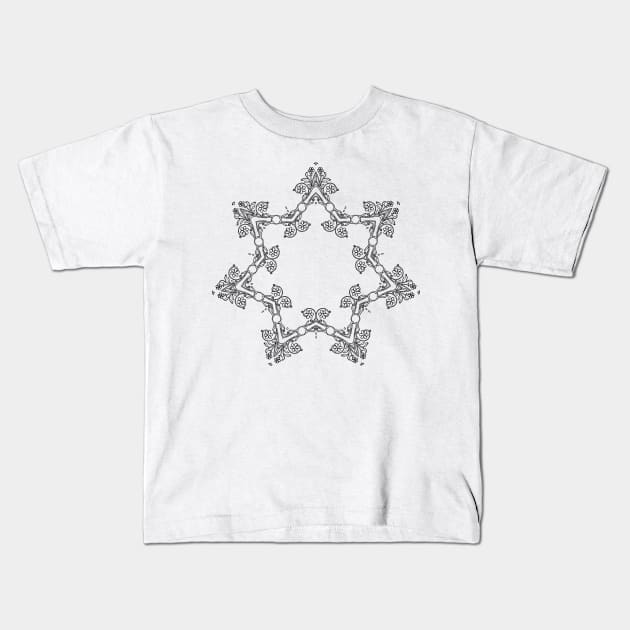 Abstract Star. Kids T-Shirt by LeonLedesma